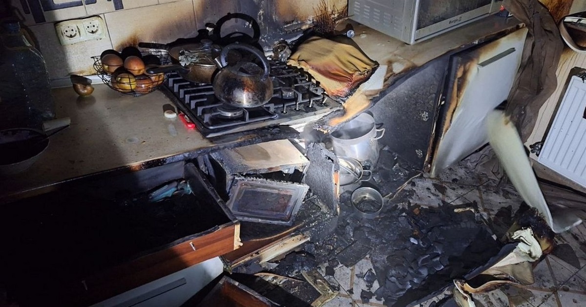 В Ізмаїлі через мікровильовку сталася пожежа