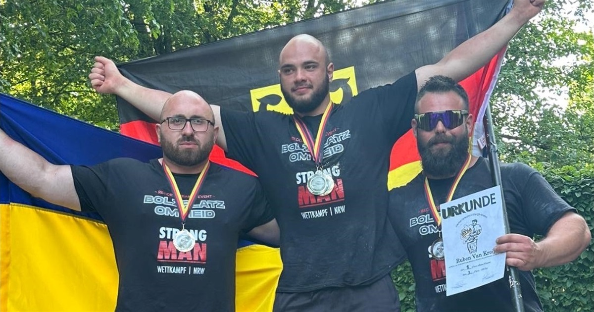 На змаганнях зі стронгмену в німецькому Ольпе: богатир з України Валерій Газаєв виборов срібло