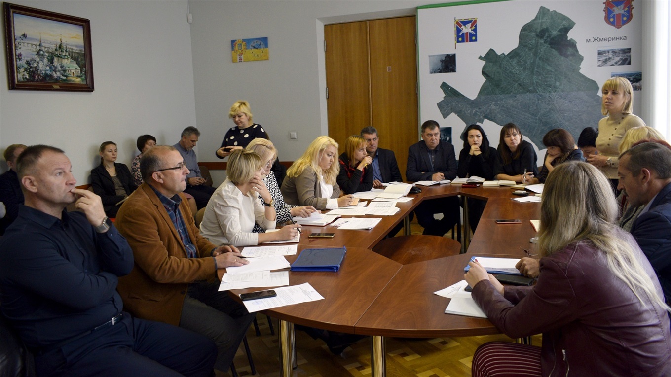 В міській раді обговорюють стратегію спільного розвитку в ОТГ: Жмеринка, Рів, Коростівці і Жуківці 