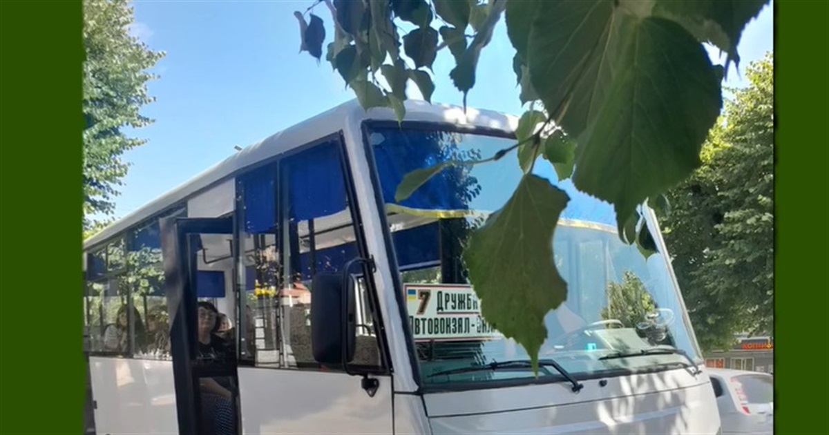 На маршруті №7 у Звягелі почав курсувати новий автобус I-VAN