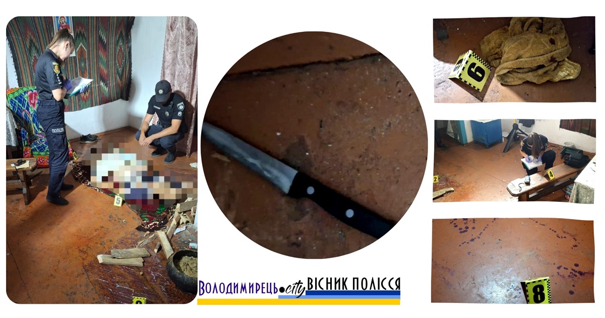 На Сарненщині батько ножем вбив сина. Яке покарання він понесе?