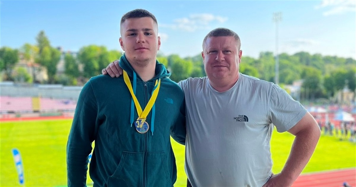 Іван Саволюк – бронзовий чемпіон України зі штовхання ядра