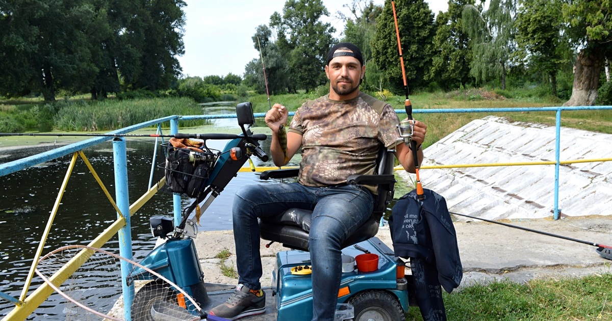 Спорт, рибалка, реабілітація: переяславець Олександр Чубай розповів про своє життя з інвалідністю
