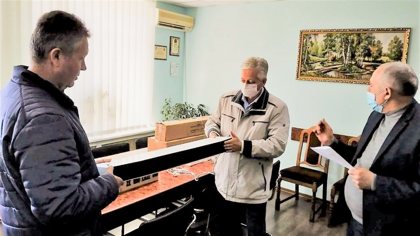 Лікарні у Кагарлику отримали бактерицидні опромінювачі від міської ради