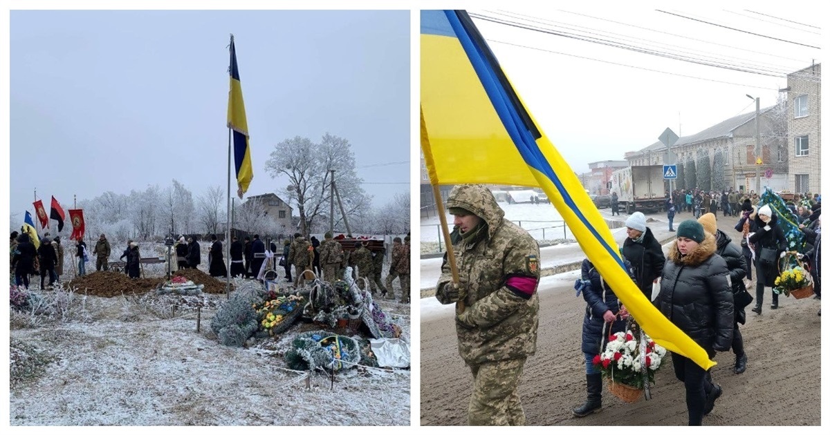 Подвійна втрата для Жмеринської громади: поховали Павла Столярова і Олександра Волоса