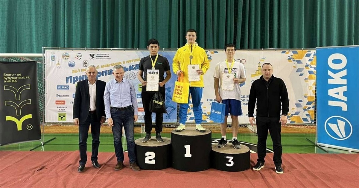 Іван Саволюк зі Жмеринки виборов золото у всеукраїнських змаганнях з легкої атлетики
