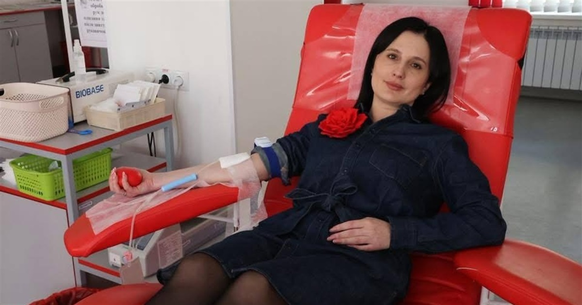 Ірина Борзова підтримала донорську ініціативу на Вінниччині власним прикладом