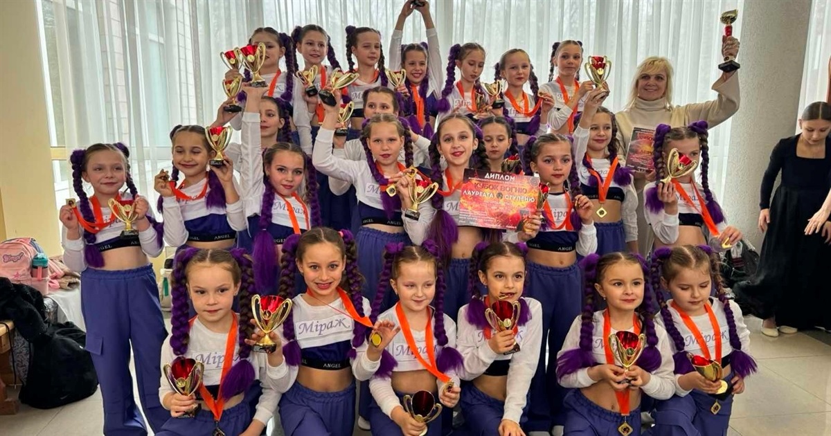 Студія «Міраж» із Переяслава здобула п’ять перших місць на конкурсі «Кубок Вогню»