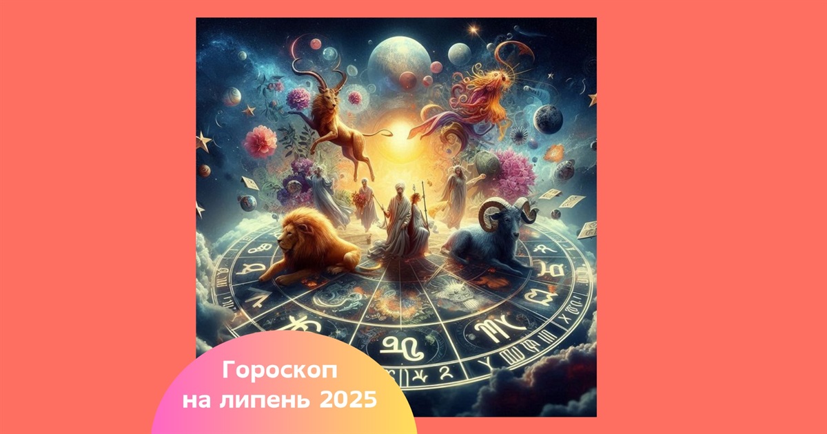 Гороскоп на липень 2025 року — що чекає на кожен знак зодіака