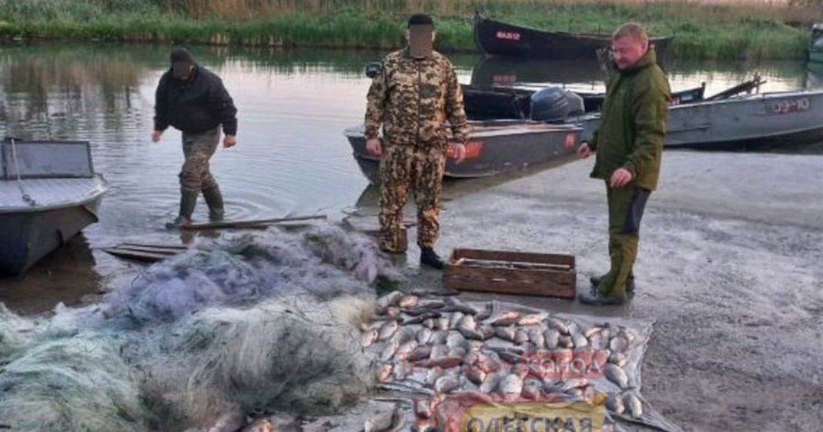 В Ізмаїльському районі піймали браконьєра, який виловив риби на понад 300 тисяч гривень