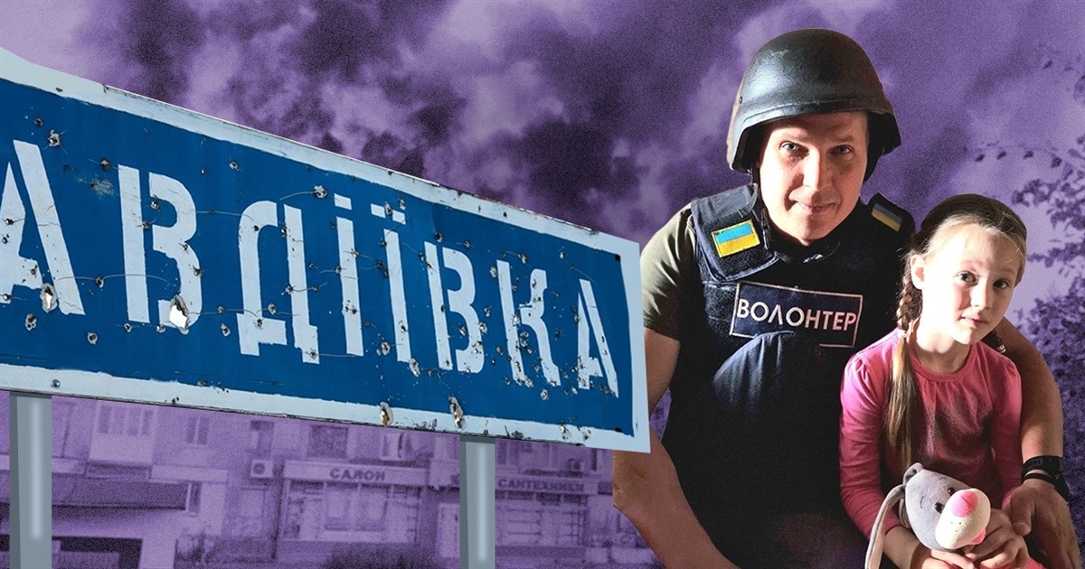 Владислав Маховський рятує людей з Авдіївки. Там цивільні живуть у підвалах