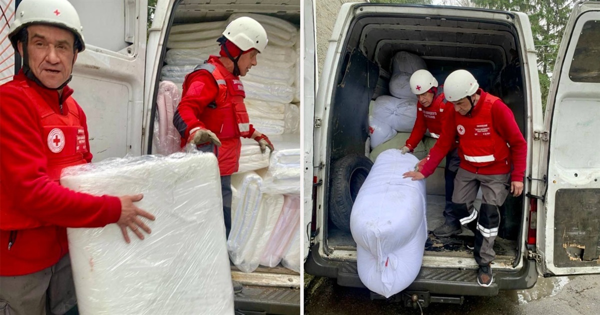 Волонтери ТЧХ привезли допомогу до Білопільської громади для облаштування укриттів