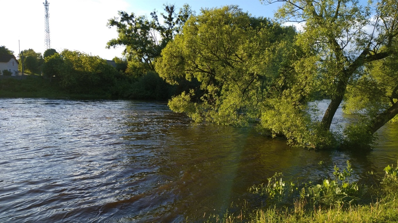 Рівень води у річках поступово падає, але не всюди: дані системи відстеження рівня води