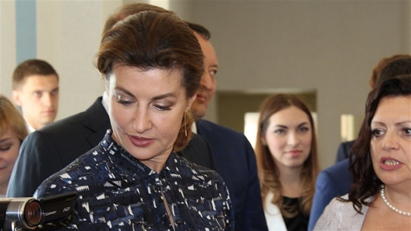 Мелитопольская власть перед Мариной Порошенко похвасталась своими достижениями 
