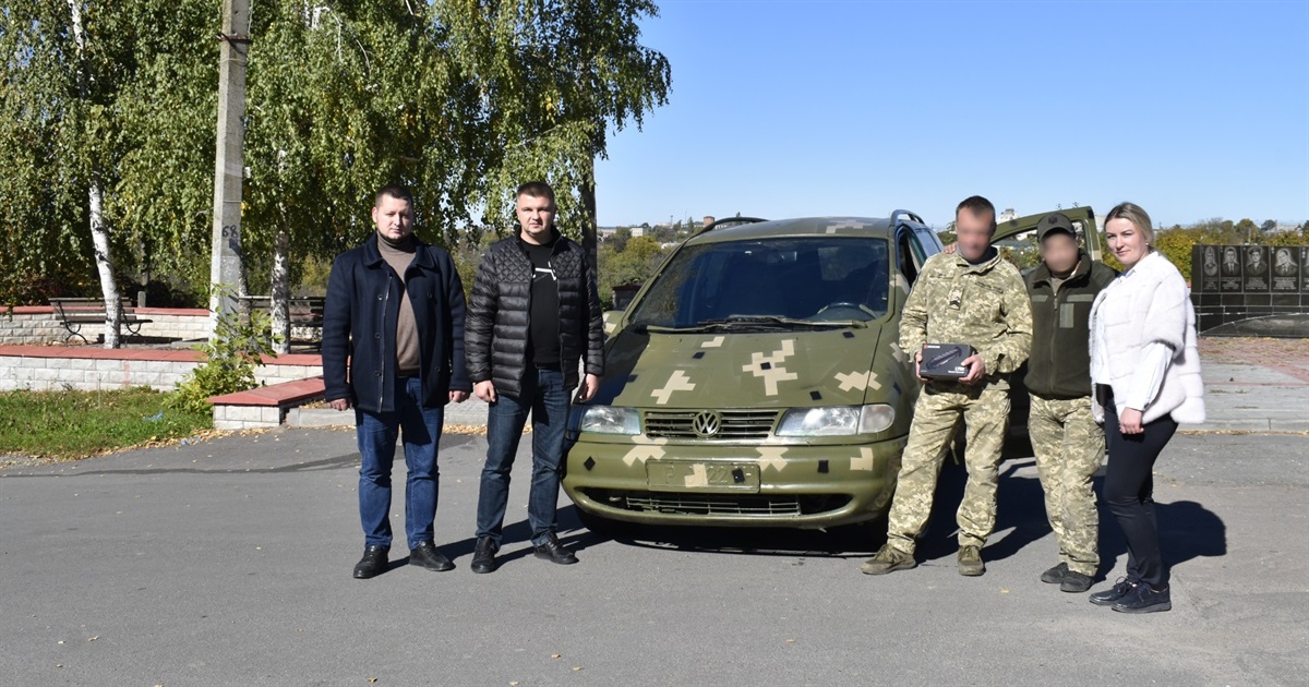 У Жмеринці придбали та передали автівку та тепловізор для «Ангелів Вінниччини»