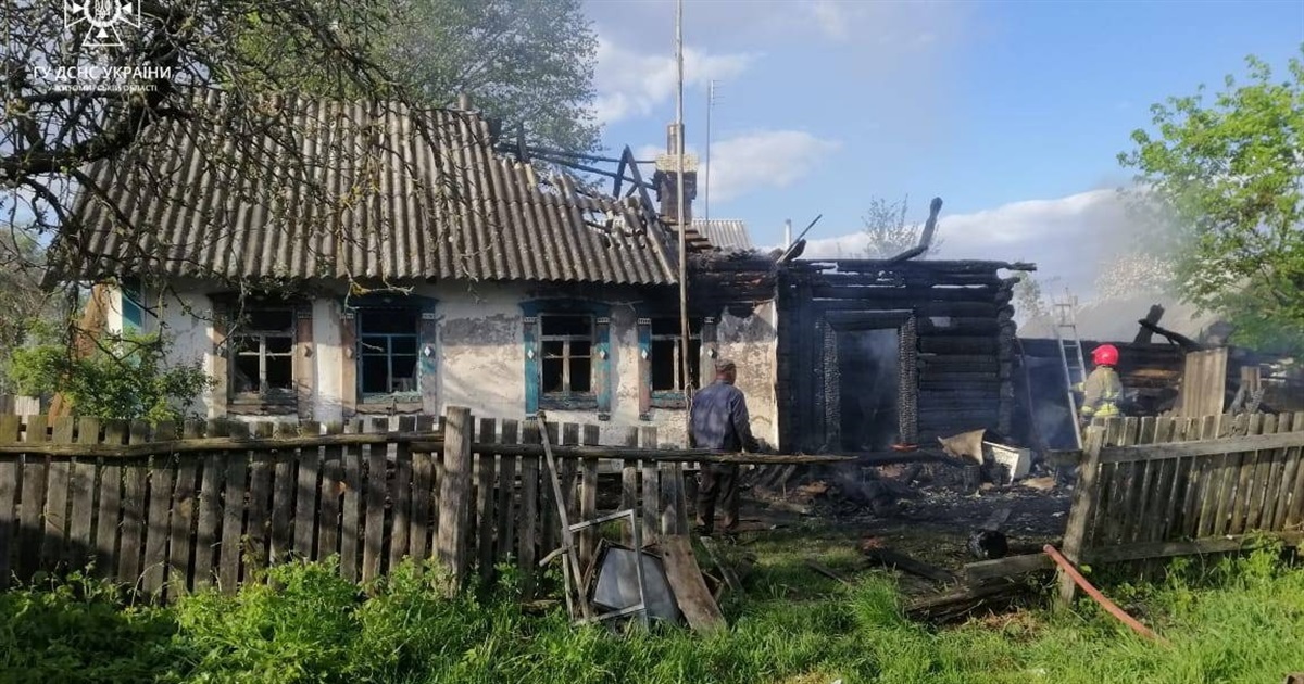 У пожежі в будинку на Звягельщині загинув чоловік