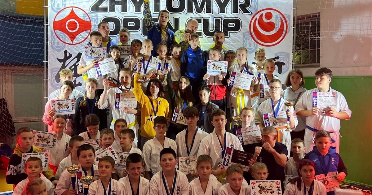 Звягельські каратисти вибороли понад 30 медалей на турнірі" Zhytomyr Open Cup"