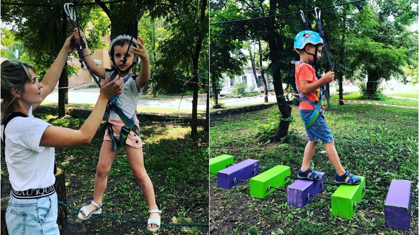 У Переяславі відкрився мотузковий парк. Враження перших відвідувачів