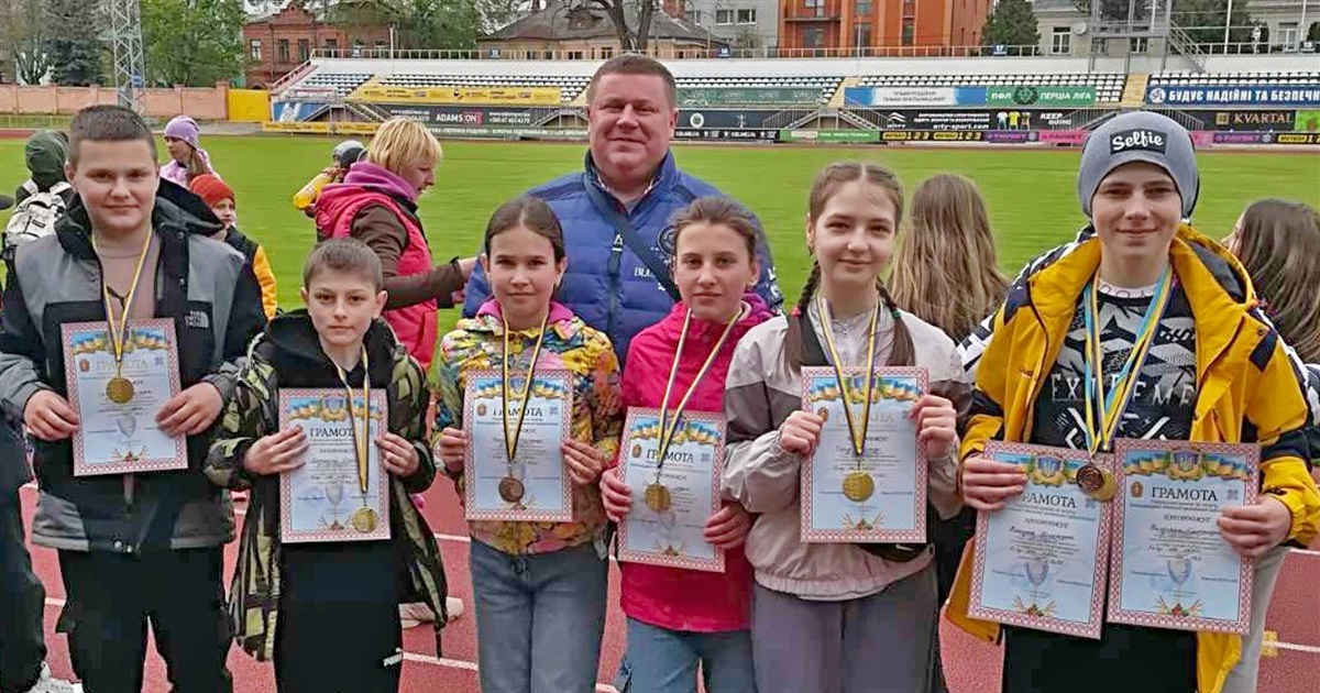 Легкоатлети зі Жмеринки – золоті і бронзові призери чемпіонату Хмельницької області