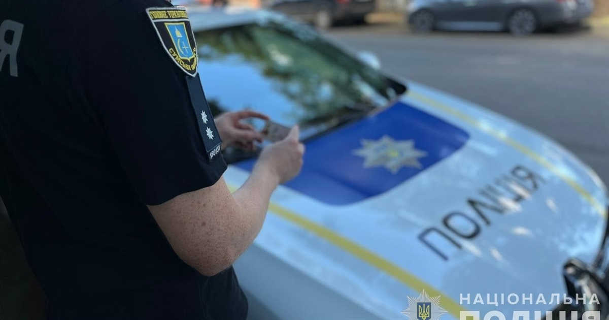 На Білопільщині поліцейські викрили чоловіка з підробленим водійським посвідченням