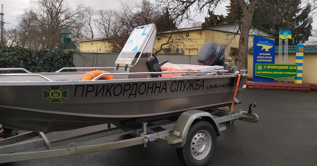Измаильский пограничный отряд получил новый патрульный катер (видео)