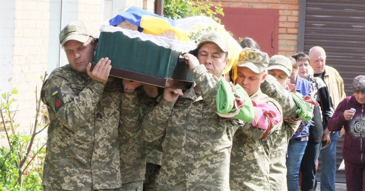 У Кагарлику попрощалися з воїном Юрієм Семененком, який загинув на Херсонщині