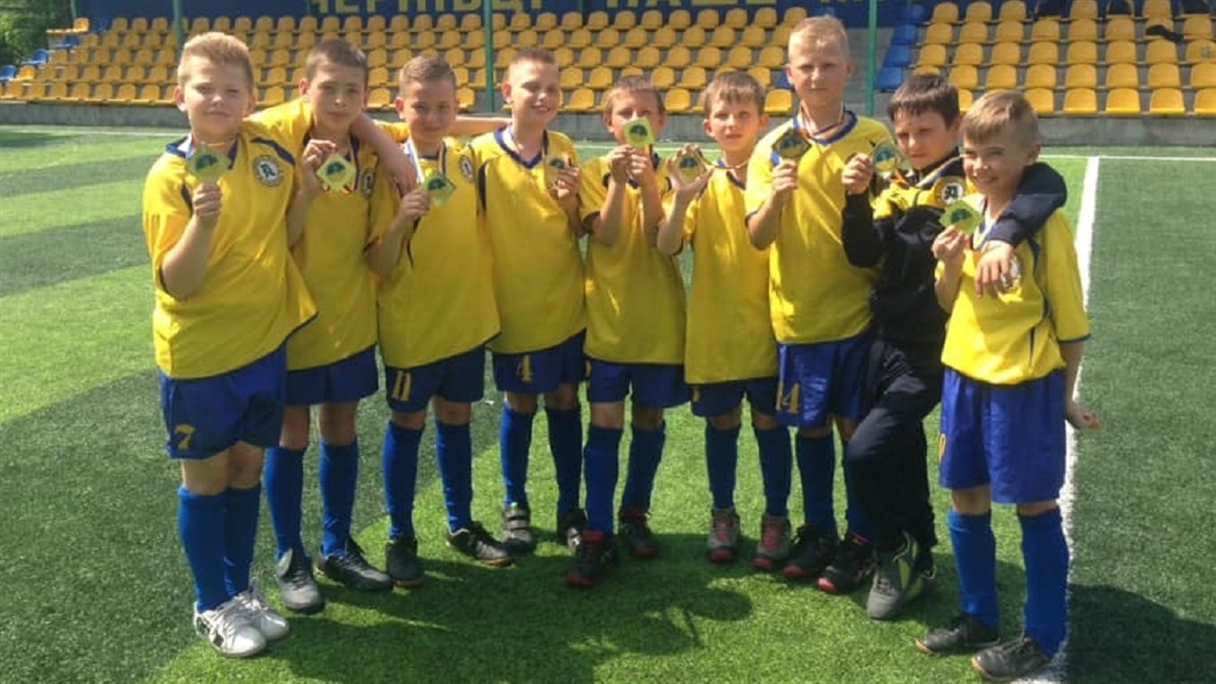 Перші  спортивні звитяги юних калинівчан