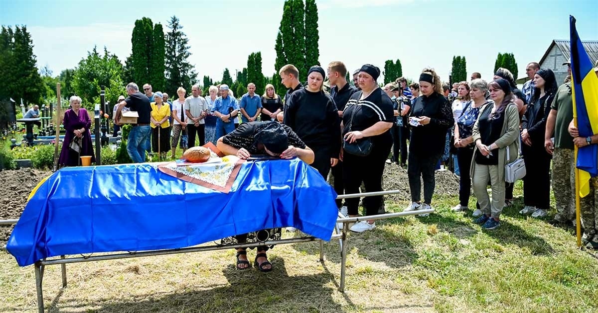 У Кагарлику провели в останню путь Ігоря Олексієнка. Він бив ворога на Донеччині