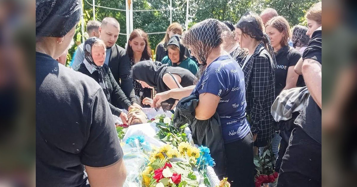 На Дунаєвеччині попрощалися з городоччанином Сергієм Токарем