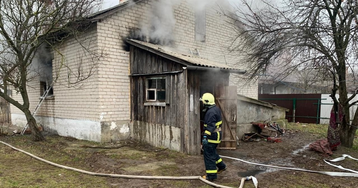 У Вовчкові на Переяславщині горів житловий будинок ФОТО
