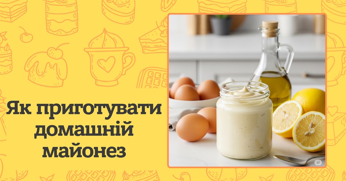 Класичний та із сухою гірчицею. Як приготувати смачний домашній майонез