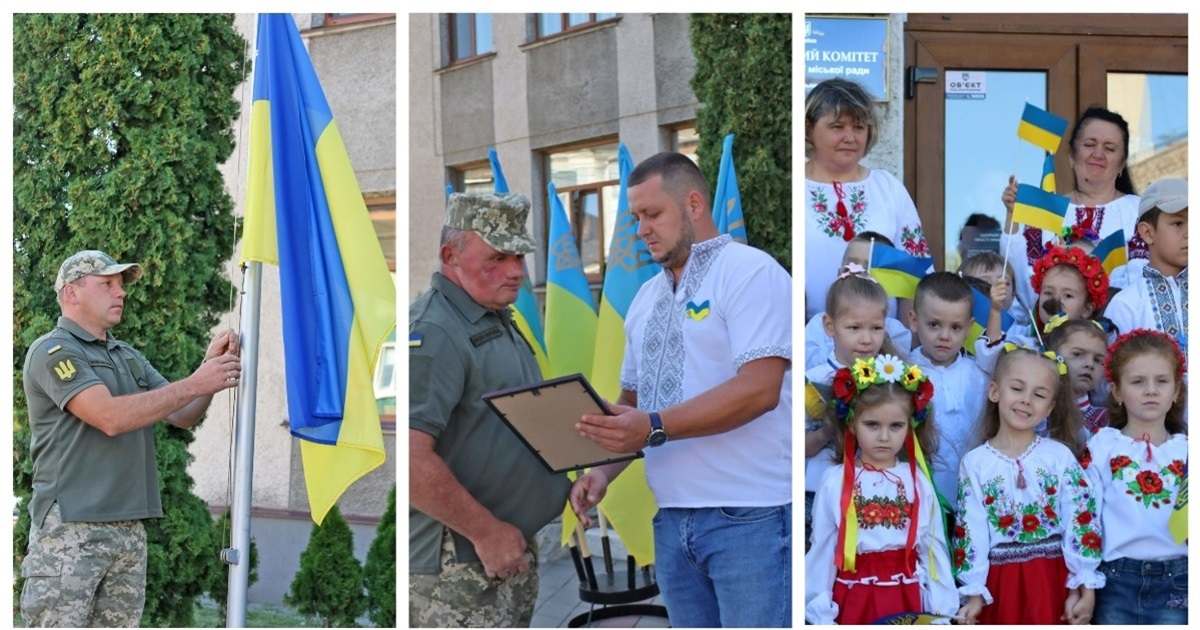 Жмеринка з гордістю підіймає прапор України і дякує оборонцям за мирне небо: День прапора