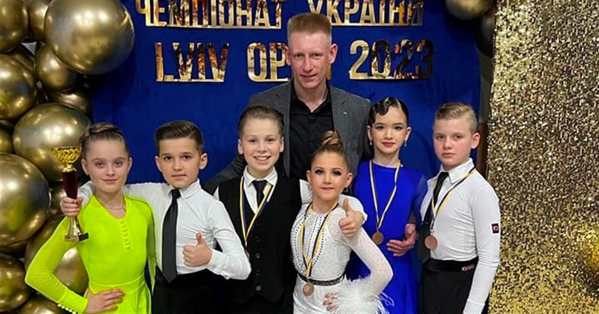 Вихованці ДЮСТК "ДАНС-ЛІЦЕЙ" привезли нагороди з чемпіонату України "LVIV OPEN 2023"