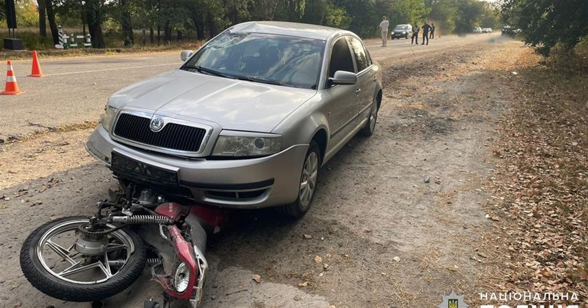 На Звягельщині в аварії загинув мотоцикліст