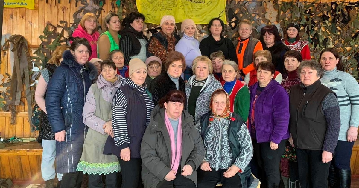 За три роки в переяславському об'єднанні "Трудівниця" сплели понад 14 кілометрів маскувальних сіток