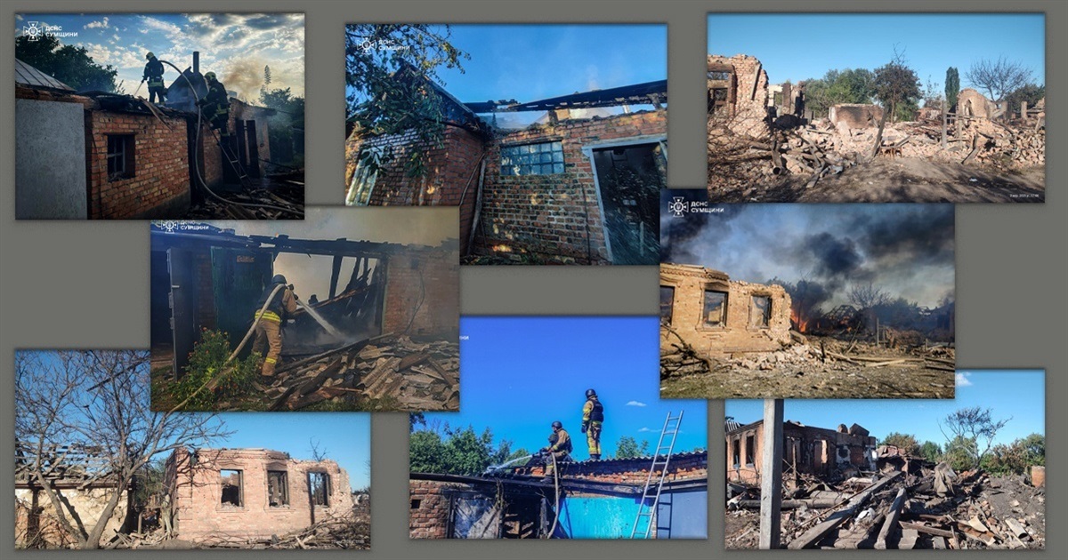 Хроніка війни: за перший тиждень вересня поранено вісьмох жителів Білопільщини