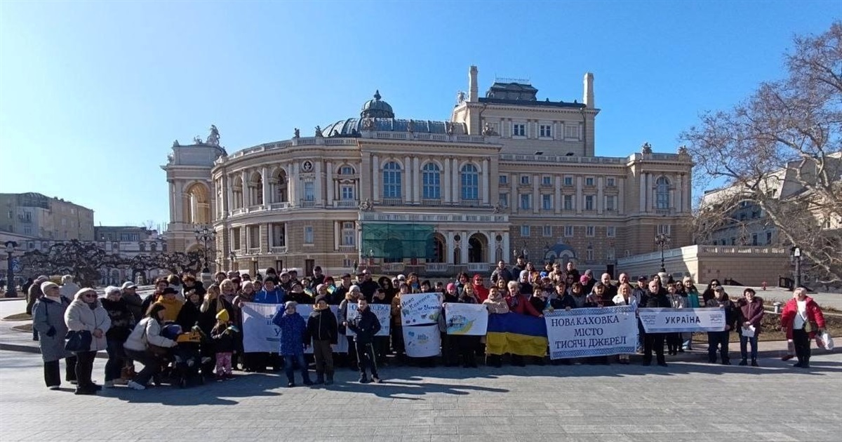 Ми із одної опери: як новокаховчани відзначили День заснування міста в Одесі