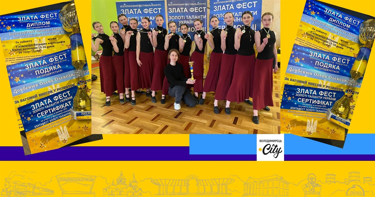 Хореографічний гурт з Антонівки переміг на Всеукраїнському конкурсі