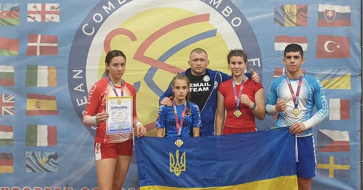Первые медали: измаильчане достойно выступили на чемпионате Европы по боевому самбо