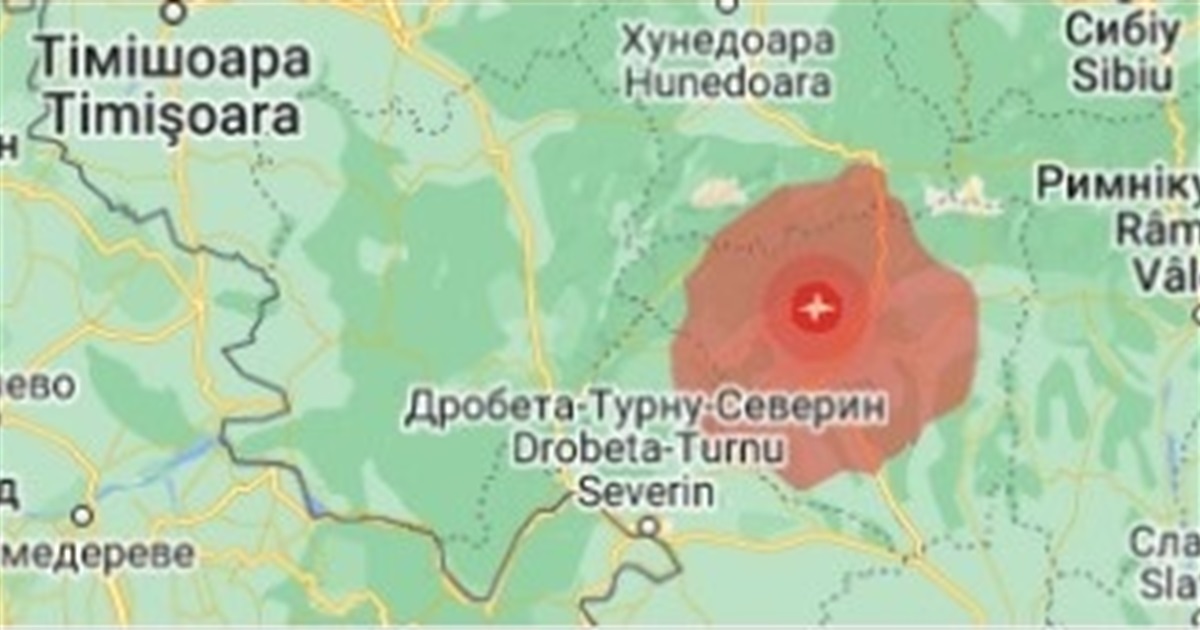 У Румунії сталися два землетруси 13 і 14 лютого магнітудою понад 5 балів