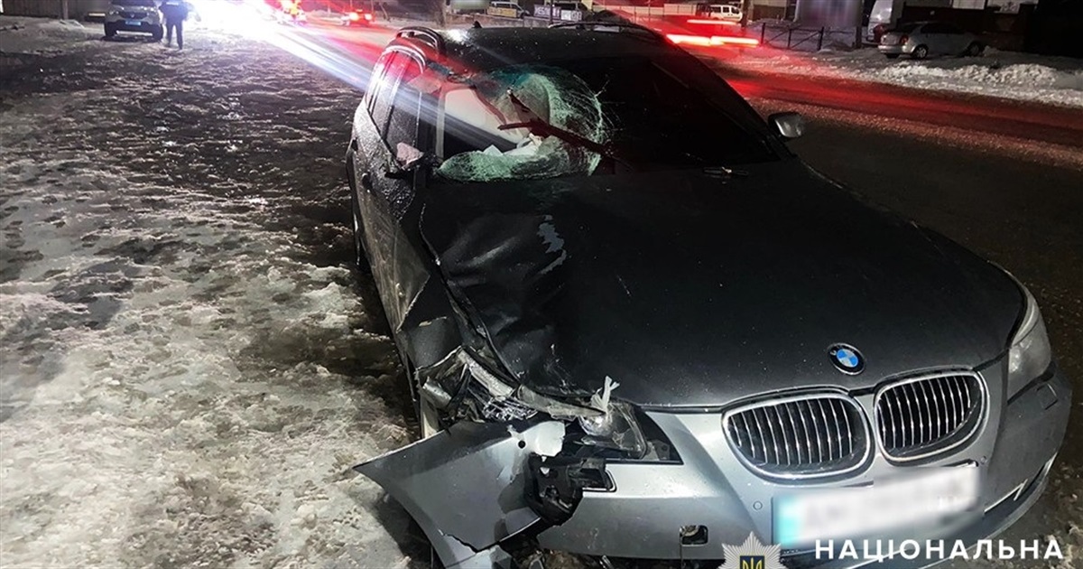 21-річному водію "BMW", який п’яним збив двох пішоходів, загрожує від 5 до 10 років тюрми