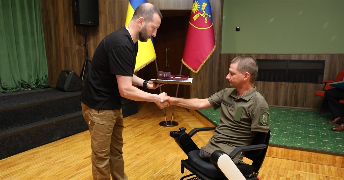 Городоччанин Роман Цимбалюк отримав орден «За мужність» ІІІ ступеня