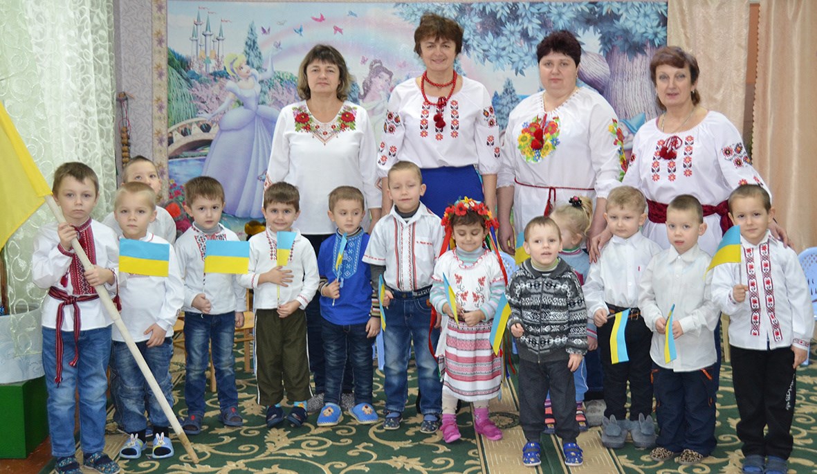 Свято соборності для дошкільнят Срібного