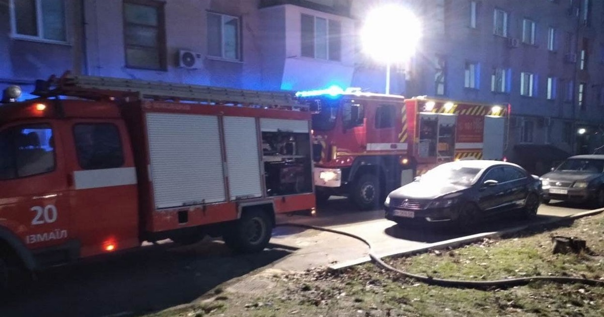 В Измаиле при пожаре погиб человек