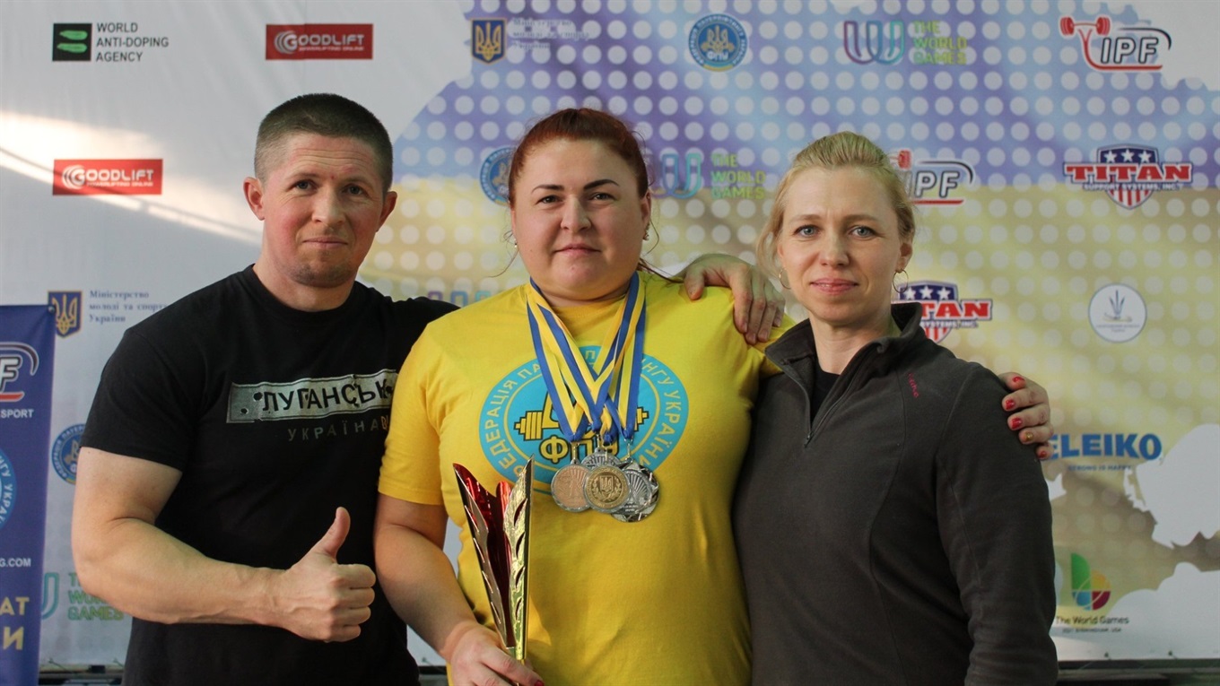 Завершився чемпіонат України з пауерліфтингу. У попаснянок нові перемоги