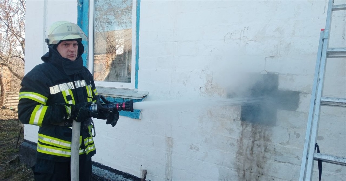 У Ташанській громаді на Переяславщині сталася пожежа в приватному будинку