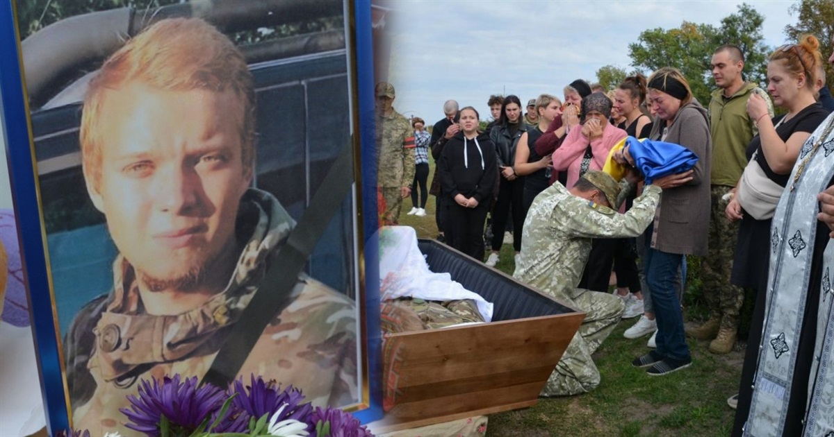 Студениківська громада у жалобі попрощалася із 19-річним захисником Валентином Голубом ФОТО