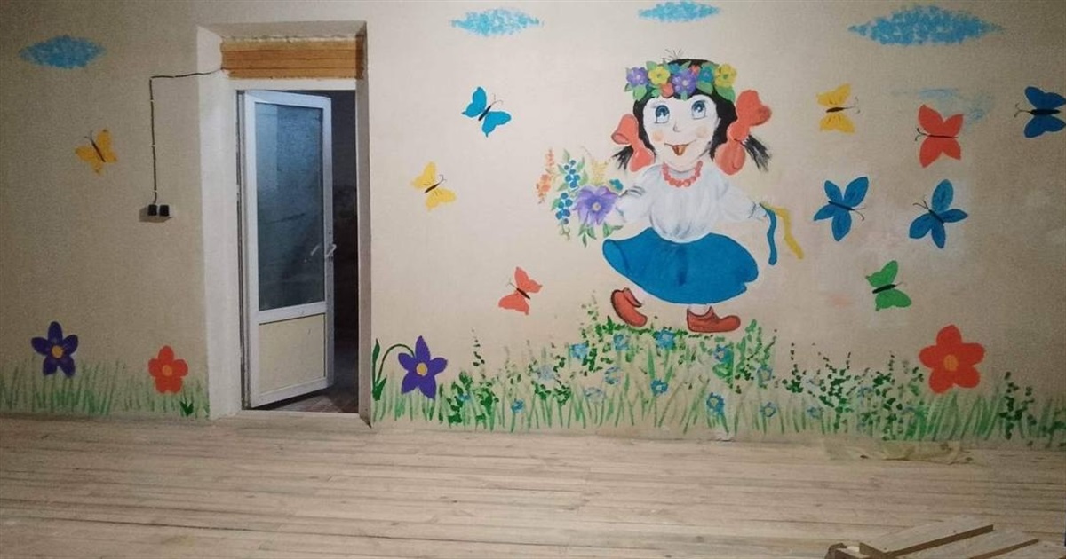 У Циблях на Переяславщині облаштували укриття зі зручностями для вихованців садочка та місцевих