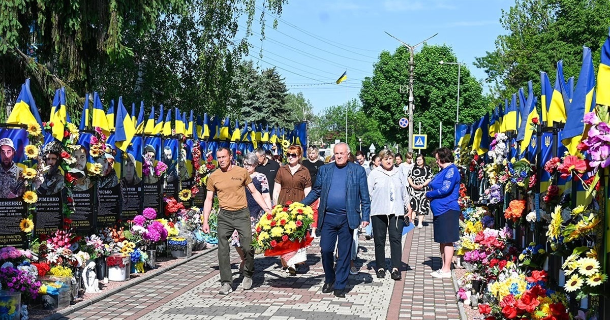 У вічне шикування на Алеї Слави у Кагарлику стали ще чотири полеглих Герої