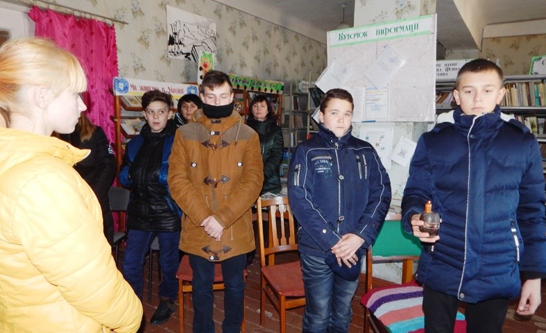 Урок мужності для миролюбівських школярів